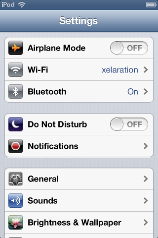 Settings App