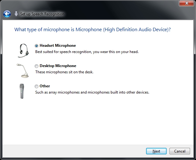 Microphone Selection