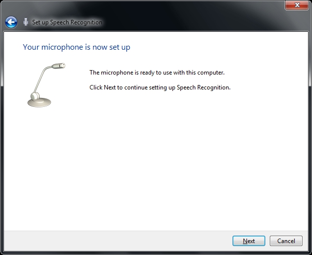 Microphone Setup